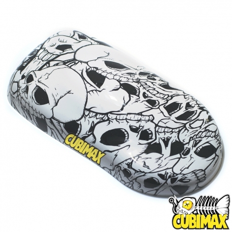 h100 Skull Black Smoke Pellicola per Cubicatura e WTP Water Transfer Printing Professionale in HD