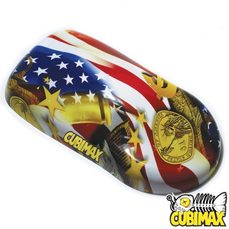 h100 American Flag Pellicola per Cubicatura e WTP Water Transfer Printing Professionale in HD