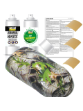 Kit Entry Cubicatura Mimetico Camouflage 1 MQ + Attivatore Bomboletta + Primer Bianco Bomboletta + 3 Carta Abrasiva 400