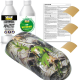 Kit Entry Cubicatura Mimetico Camouflage 1 MQ + Attivatore 250ml + Primer Bianco 250ml + 3 Carta Abrasiva 400