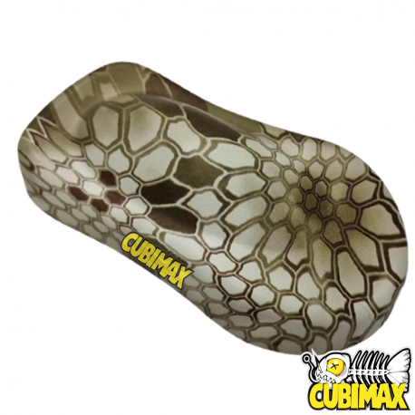 h100 Psychedelic Green Skin Pellicola per Cubicatura e WTP Water Transfer Printing Professionale in Alta Definizione HD
